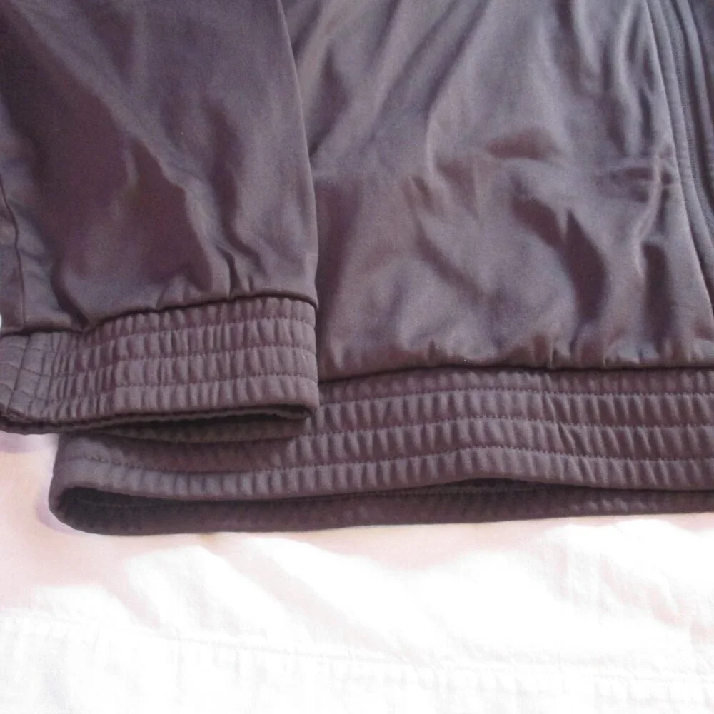 Tek Gear Grey Warm Up Polyester Jacket XL